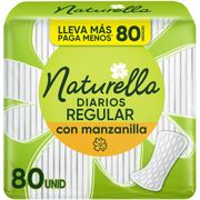 Protectores Diarios Naturella con Manzanilla 80 un.