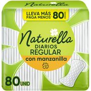 Protectores Diarios Naturella Con Manzanilla 80 un.