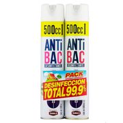 Pack Desinfectante Antibac Lavanda 500 cc 2 un.