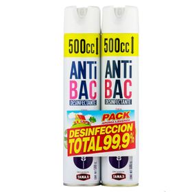 Pack Desinfectante Antibac Lavanda 500 cc 2 un.