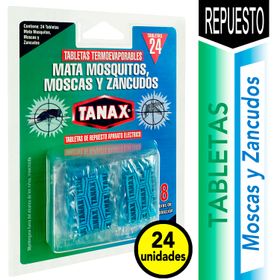 Insecticida Tanax Recarga 24 Tabletas Mata Moscas y Zancudos