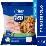 Tiritas de Pechuga Super Pollo Congelado 700 g