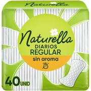 Protectores Diarios Naturella Sin Perfume 40 un.