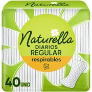 Protectores Diarios Naturella Respirables 40 un.