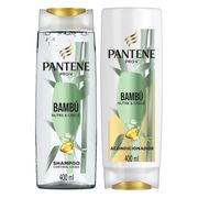 Pack Pantene Bambú: Shampoo 400 ml + Acondicionador 400 ml