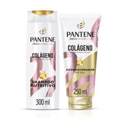 Shampoo Pantene Colágeno 300 ml + Bálsamo 250 ml