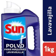 Detergente Lavavajilla Polvo Sun Máquina Botella 1 kg