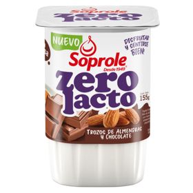 Yogurt Soprole Sin Lactosa Chocolate Almendras 155 g