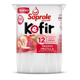 Yogurt Kéfir Soprole Trozo Frutilla 155 g