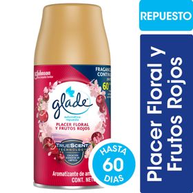 Repuesto Desodorante Ambiental Automático Glade Placer Floral y Frutos Rojos 175 g