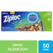 Bolsas Snack Ziploc para Llevar Extra Chicas 50 un.