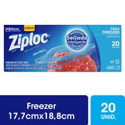 Bolsas Doble Cierre Ziploc para Conservar Medianas 12 un.