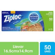 Bolsas Sándwich Ziploc para Llevar Chica 50 un.