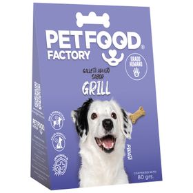Galletas Perro Pet Food Factory Horneadas de Grado Humano Sabor Grill 80 g