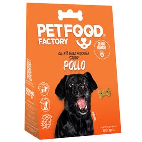 Galletas Perro Pet Food Factory Horneadas de Grado Humano Sabor Pollo 80 g