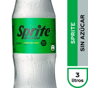 Bebida Sprite Sin Azúcar 3 L