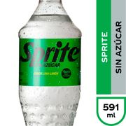 Bebida Sprite Sin Azúcar 591 ml