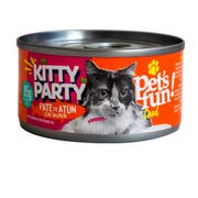 Alimento Húmedo Gato Pet's Fun Paté Atún con Salmón 85 g