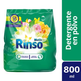 Detergente Polvo Rinso Lirios y Rosas 800 g