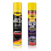 Pack Simoniz: Cera Aerosol 480 cc + Silicona Aerosol 480 cc