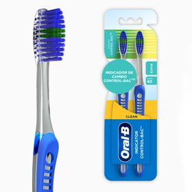 Cepillo de Dientes Suave Oral-B Clean Indicator 2 un.