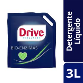 Detergente Líquido Drive Bio Enzimas Recarga 3 L