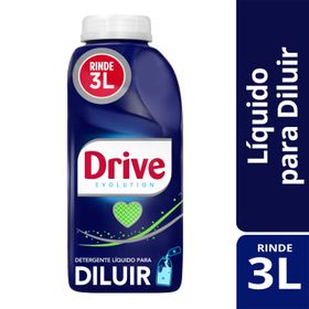 Detergente Líquido Drive Bio Enzimas Diluible 500 ml