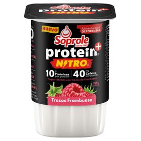 Yogurt Soprole Proteina Nitro Trozos Frambuesa 155 g