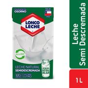 Leche Loncoleche Semidescremada 1 L