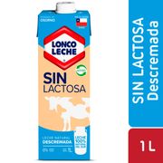 Leche Loncoleche Descremada Sin Lactosa 1 L