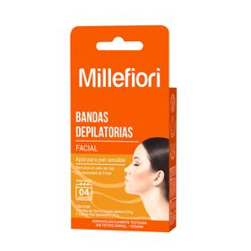 Bandas Depilatorias Millefiori Faciales 4 un.