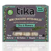 Galletas Tika Mini Crackers Chía y Romero 140 g