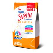 Leche Polvo Svelty Sin Lactosa Descremada 800 g