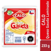 Queso Gauda Calo Laminado Resellable 233 g