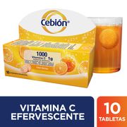 Cebión Efervescentes Vitamina C sabor Naranja 10 Comprimidos