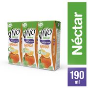 Pack 3 un. Néctar Naranja 190 ml