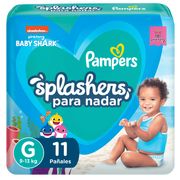 Pañales Para Piscina Pampers Splashers Talla M/G 11 un.