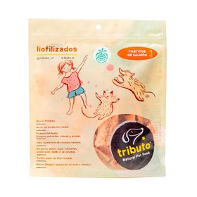 Snack Mascota Tributo Filete de Salmón Liofilizado 100 g