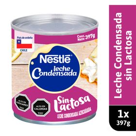 Leche Condensada Nestlé Sin Lactosa Tarro 397 g