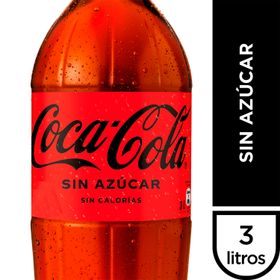 Bebida Coca-Cola Sin Azúcar 3 L