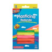 Plasticina Proarte 12 Colores Redonda