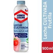 Leche Cultivada Loncoleche Light Frutilla 1 L