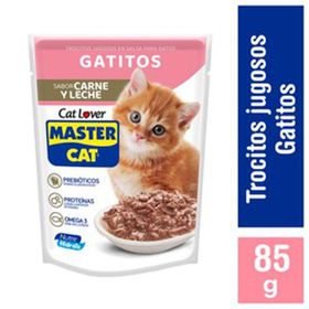 Alimento Gatito Master Cat Trocitos Jugosos 85 g