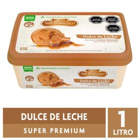 Helado San Francisco Super Premium Dulce de Leche 1 L