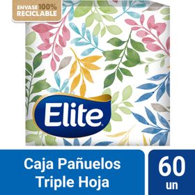 Pañuelos Facial Elite Triple Hoja Premium 60 un.