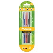 Set de 3 Bolígrafos 1.0 mm 1A/1N/1R