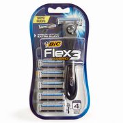 Máquina de Afeitar Bic Flex3 Hybrid 5 Repuestos