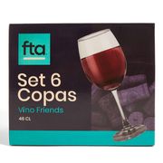 Set 6 Copas 46 cl Friends