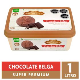 Helado San Francisco Super Premium Chocolate Belga 1 L