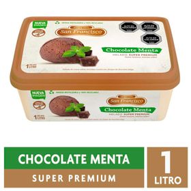 Helado San Francisco Super Premium Chocolate Menta 1 L